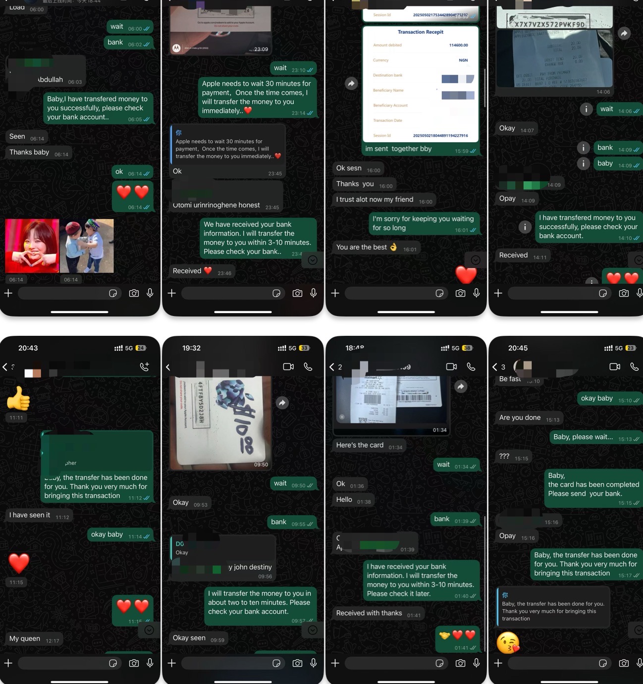 Real user transaction screenshot of Google Play gift card redeemed on CardCocoa platform